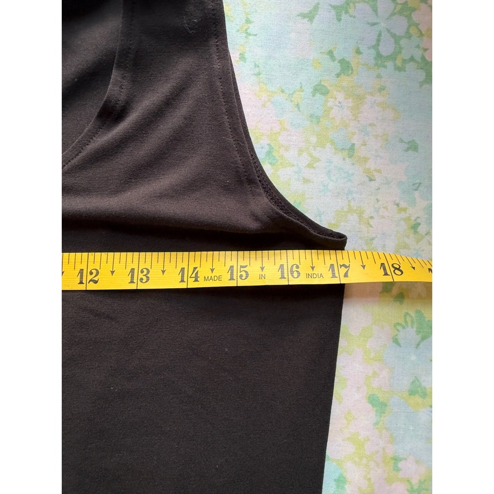 Carve Designs | Sleeveless Drawstring Mini Dress Small Black Pockets Rayon Blend - Picture 6 of 9